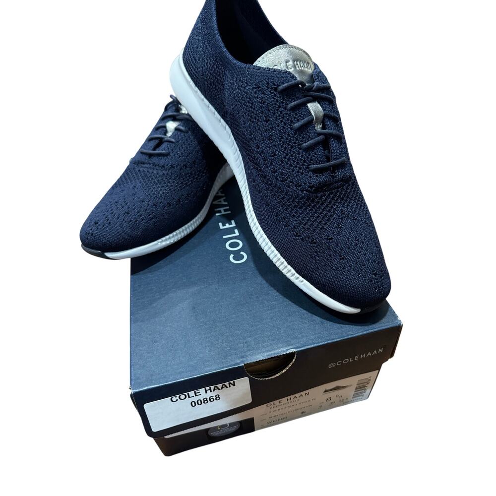 New iCole Haan Grand.OS 2.ZeroGrand Stitchlite Womens Size 8.5 nNavy Blue W10586